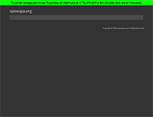 Tablet Screenshot of npswapa.org